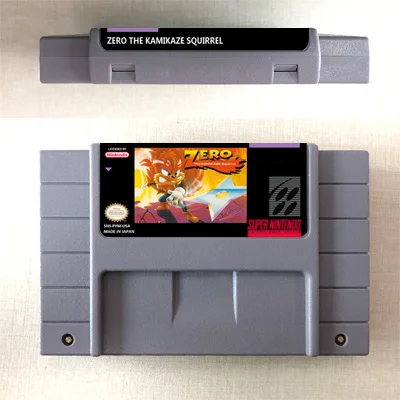 

Zero the Kamikaze Squirrel - Action Game Card US Version English Language