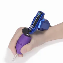 Slong тату машина роторная Регулируемая шейдер и лайнер пистолет DC интерфейс шнур сильный двигатель татуировки M646