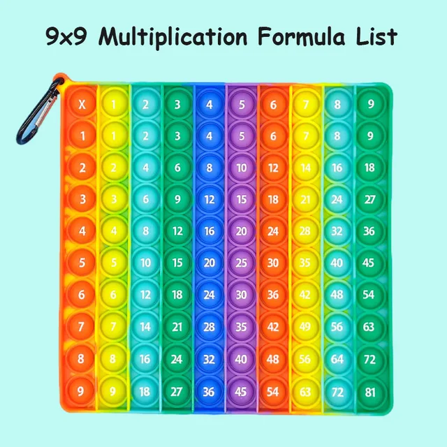 montessori big size push bubble kids educational toys math arithmetic 9x9 1 100 multiplication table teaching aids children gift math toys aliexpress