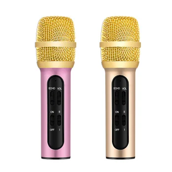 

Portable Professional Karaoke Condenser Microphone Handheld Sing Machine Speaker Recording Compatible Phone, Computer for Party/