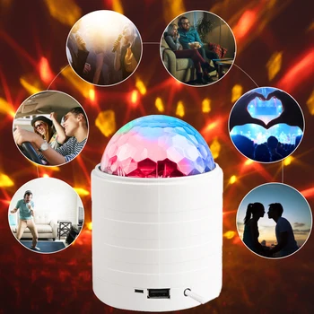

USB Powered LED Projector Light Night Lamp Intelligent Night Light Bluetooth Remote Control Corridor Bathroom for Festival