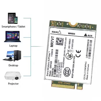 

AirPrime EM7430 DW5816e LTE Unicom Telecom Mobiele CAT6 NGFF 4G-module A2A1