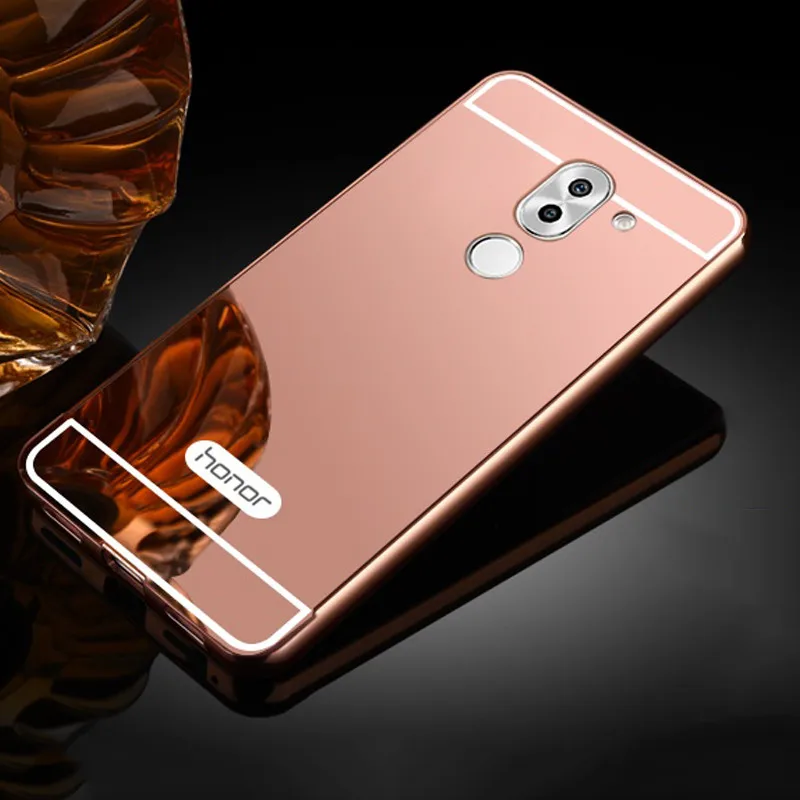 Для huawei mate 20 lite чехол роскошный зеркальный алюминий задняя крышка для huawei Maimang 7 mate 10 Lite металлическая рамка coque Fundas