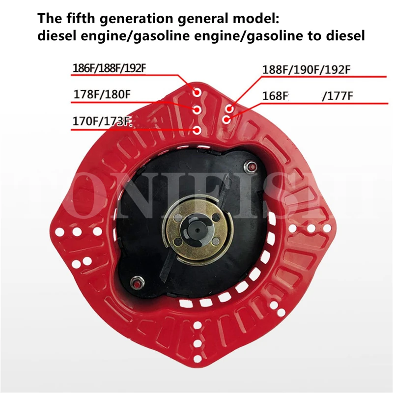 Avviamento Generatore , Avviamento Generatore, Avviamento A Strappo Avviamento A Strappo Per Generatore A Benzina 2kw 168f 86866585