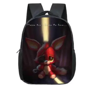 

12 inch Kids Five Nights At Freddys Backpacks Anime Fnaf Backpack Boys Girls School Bags Children Book Bag Mini Daily Backpack
