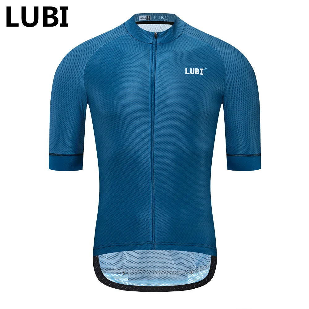 

2019 LUBI 7 Colors Men Summer Cycling Jersey Quick Dry Bike Clothing Racing MTB Bicycle Clothes Shirt Ropa Ciclismo Uniform