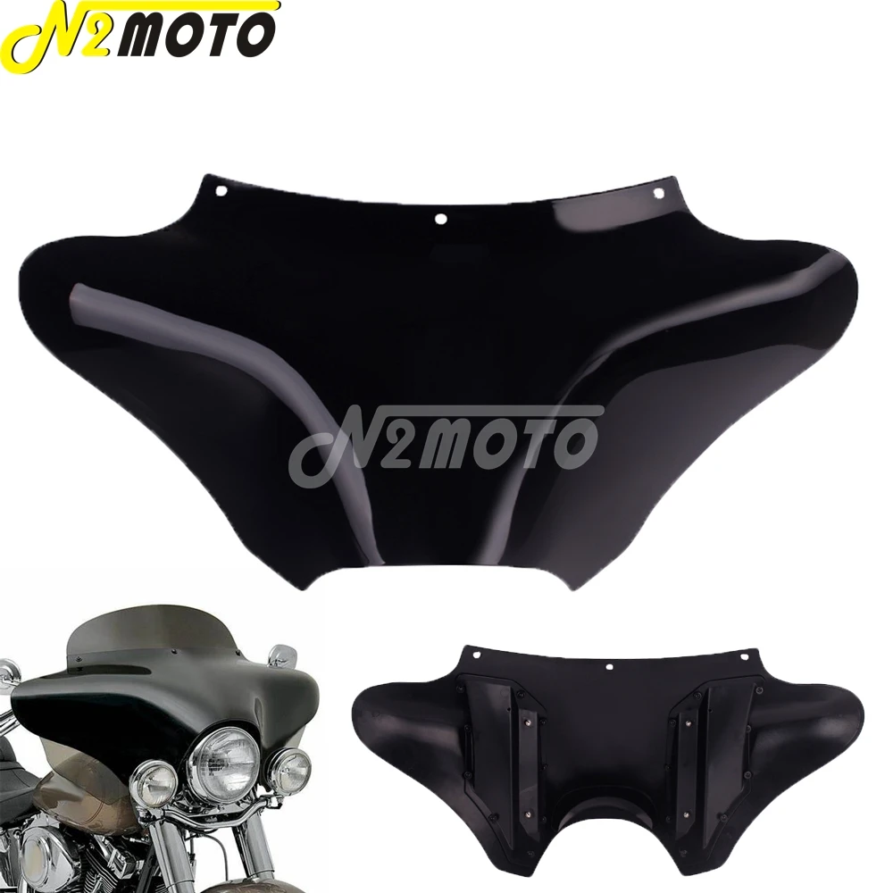 

Motorcycle Front Outer Batwing Fairing Headlight Fairing for Harley FLST Heirtage/FLSTC Classic FLSTN Softail Deluxe 1986-2012