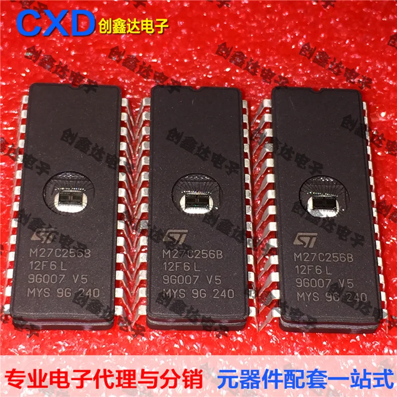 5PCS/Lot M27C256B-12F6 M27C256B-12F6L OTP IC | Электронные компоненты и принадлежности