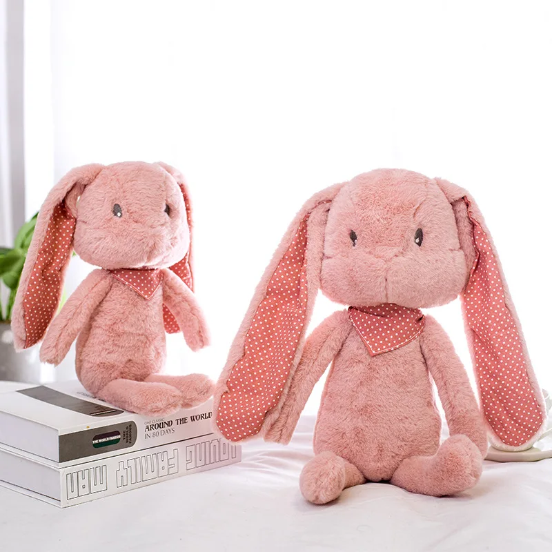 Sweater Rabbit Soft Long Ears Plush Stuffed Toys Cute Animals Couple Bling Bunny Appease Baby Pillow For Children Adorable Gifts | Игрушки и
