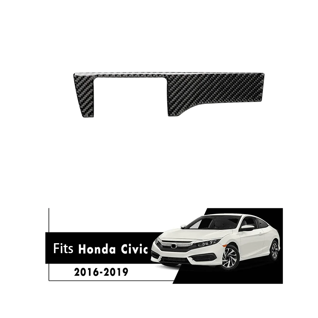 Замена для Honda Civic 10th Gen- переключатель панели фар автомобиля накладка из углеродного волокна декор