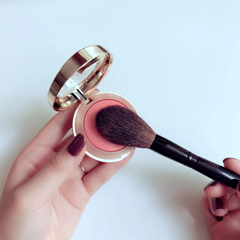 Новая модель beauty Blogger рекомендации высококачественная шерсть Глянцевая кисточка для румян кисточка для рассыпчатой пудры Кисти косметические инструменты