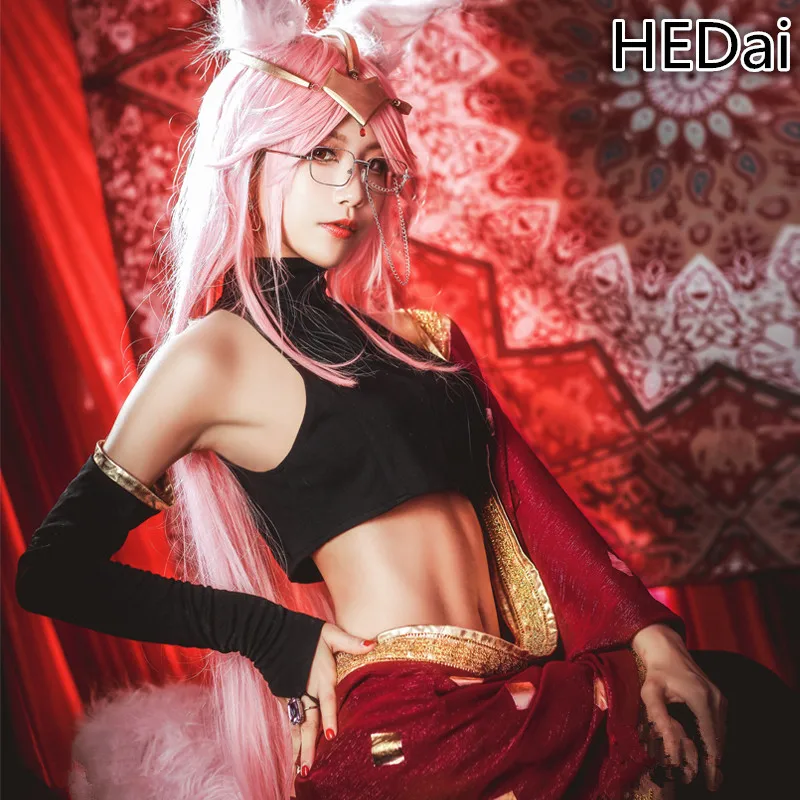 FGO Косплей Fate/Экстра тамамо no Mae India Fox танцевальное платье косплей костюм женщины