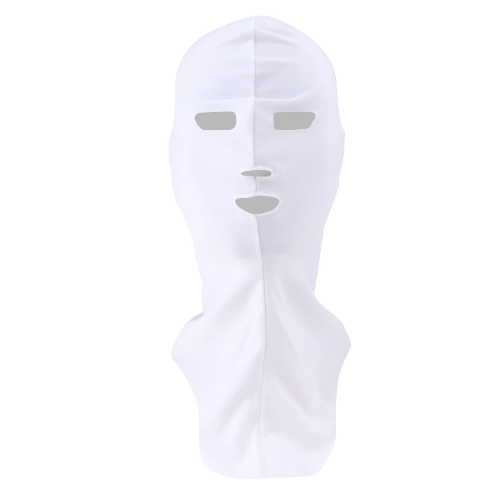Swiming Diving Wetsuit Hood UV Sun Protection Full Face Mask Head Neck Cover Face Bikini Elastic Swim Cap