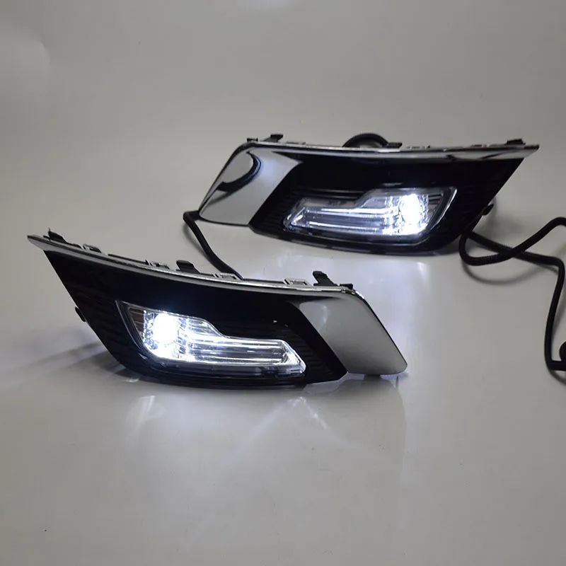 1 комплект для Ford Fusion Mondeo светодиодный DRL противотуманный фонарь дневной ходовой светильник Дневной светильник водонепроницаемый Стильный светильник