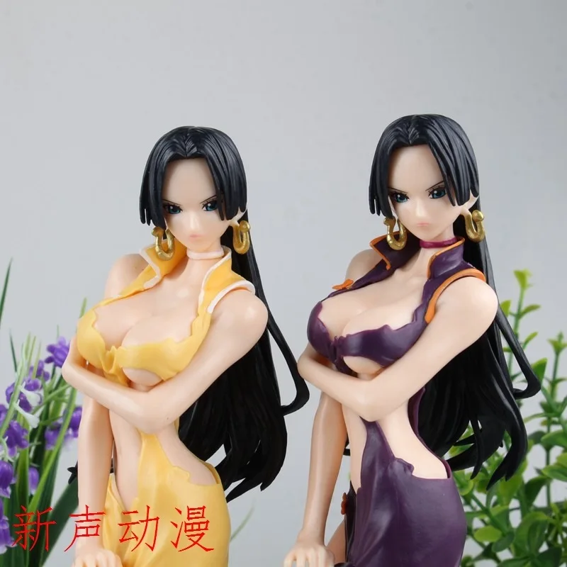 

Anime One Piece Flashes & Charm Cheongsam Female Emperor bo ya Hancock Battle Damage Edition Boxed Garage Kit