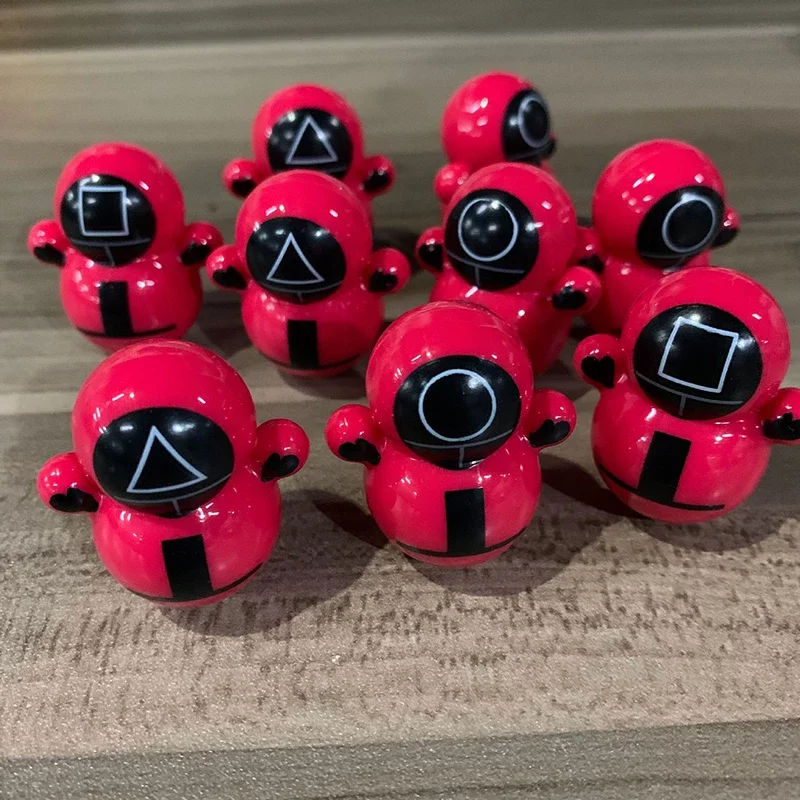 Игра кальмар кавайная игрушка раскрывающаяся стакан подарок антистресс рука