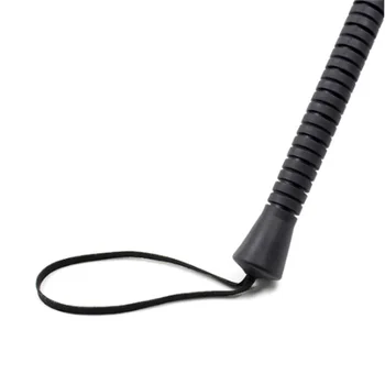 53CM Rivet Black Leather Fetish Whip Spanking Paddle Bondage Riding Crop Whip BDSM Adult Game For Couple Flirting Sex Toy 6