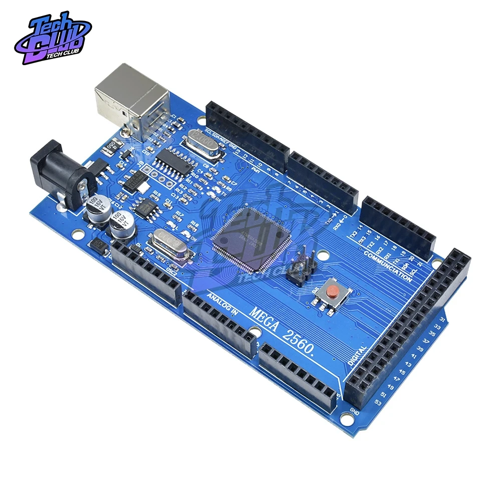 MEGA2560 MEGA 2560 R3(ATmega2560-16AU CH340G) AVR USB плата(Lan) для Arduino