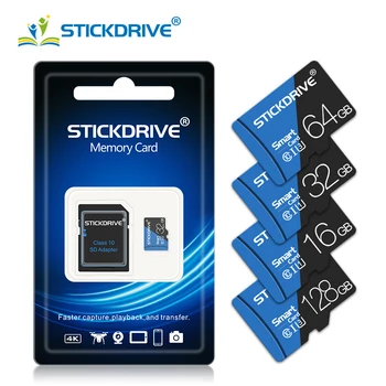 

micro sd Memory card 64GB 32GB 16GB 8GB 256gb 4gb microsd flash TF card map mini cards with package free SD adapter