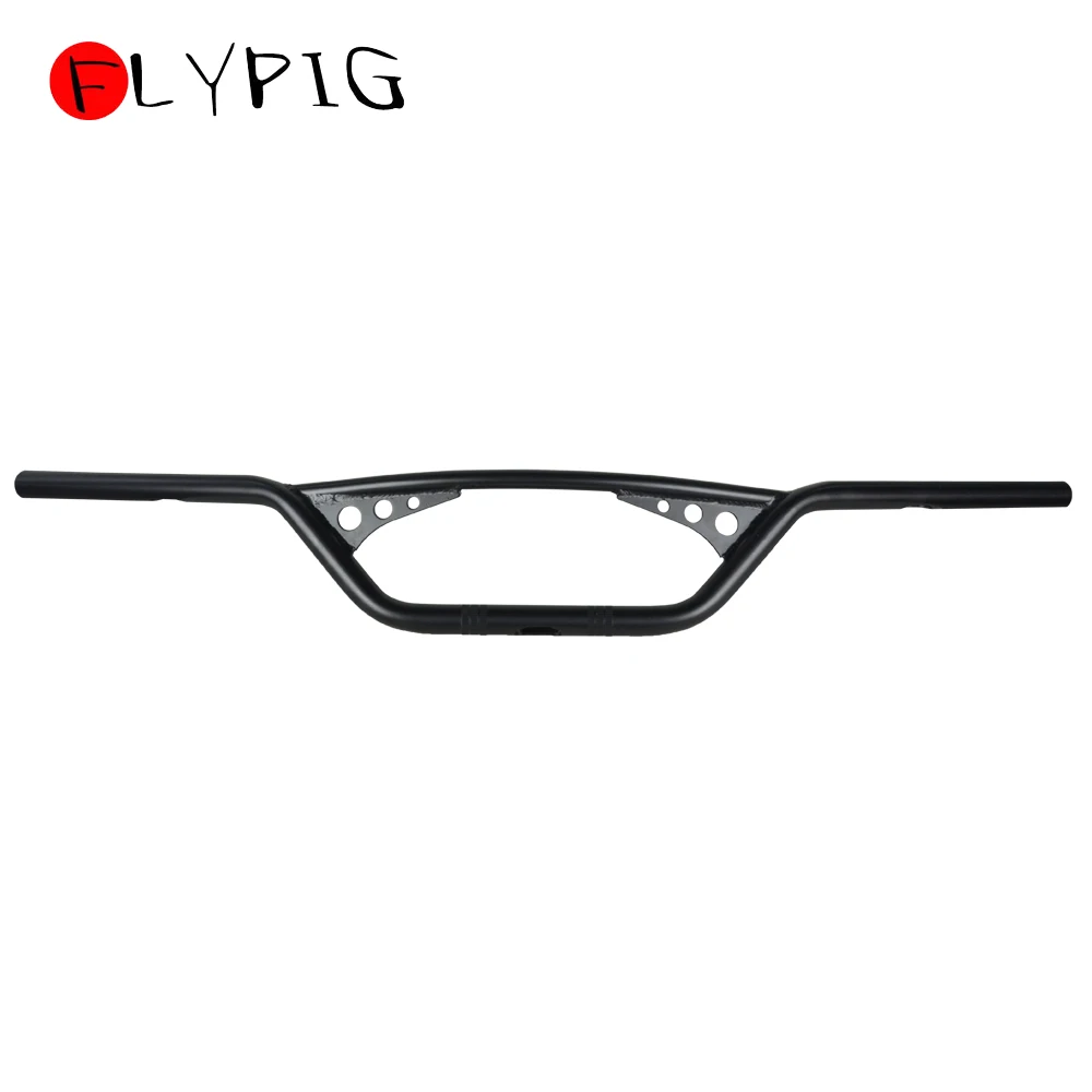 black FLYPIG 7/"& 1" руль для Honda CB900C CB750C CB650C 1980-1982 натяжитель руль велосипеда мотоцикла ATV на заказ - Цвет: black