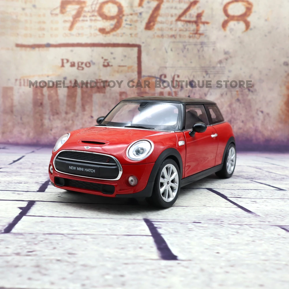 1/18 мини люк Cooper S Welly литые игрушечные модели автомобилей для мальчиков и девочек