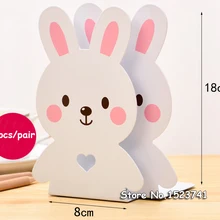 2 шт./пара мультфильм металлические книжные концы Корея креативные книжные концы декоративные милые животные книжные концы для чтения поддержка детские подарки