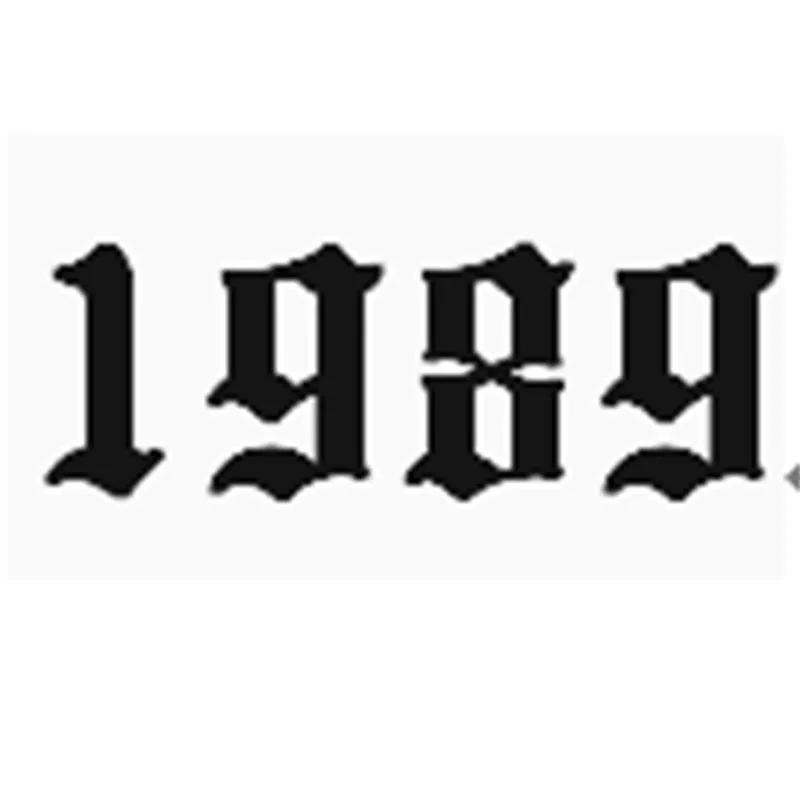 1989 Нержавеющая сталь год номер на заказ кольцо для женщин золотые, серебряные кольца женские розы кольцо Anillos Mujer номер обручальное кольцо ювелирные изделия - Цвет основного камня: 1989