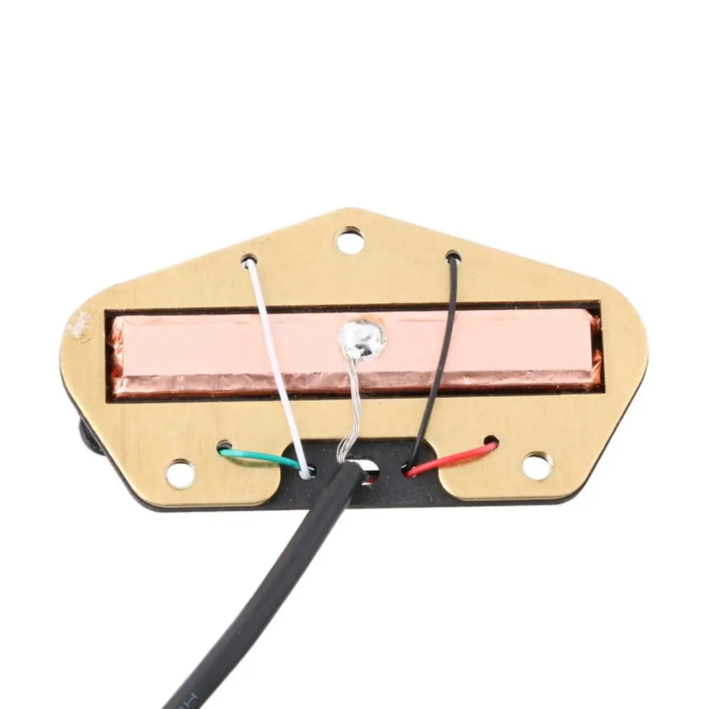 Dual Rail Humbucker Humbucking Pickups for Electric Guitar Part with Screws and Springs Beige