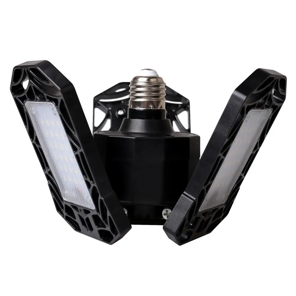 

New Folding Lights Led Garage Lights Deformation Lights Three Leaves Four Leaves Transformers Bulb Decoration