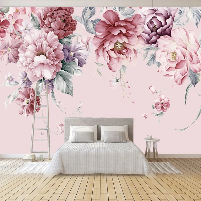 Custom Wall Mural Wall Painting Purple Lily Transparent Flowers Modern  Fashion 3d Living Room Tv Background Wall Cloth Wallpaper - Fabric &  Textile Wallcoverings - AliExpress