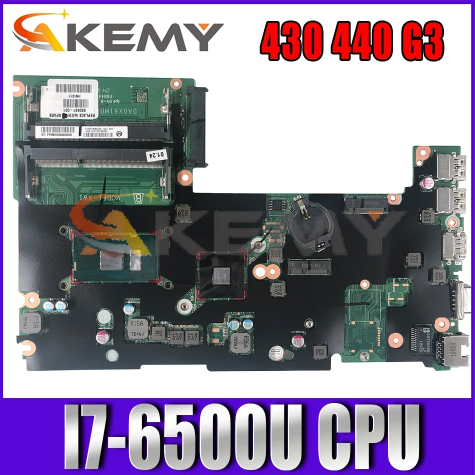 Для HP Probook 430 440 G3 830940-601 DA0X61MB6G0 SR2EZ I7-6500U DDR3L Тетрадь материнская плата полный тест | Отзывы и видеообзор -1005002510773665