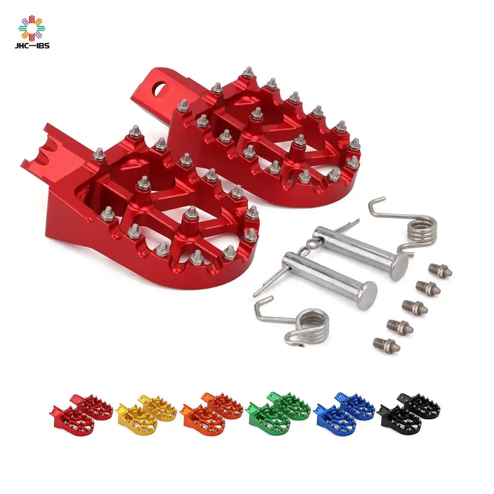 Motorcycle Aluminum Universal CNC Colorful Footpeg Footrest Foot Pegs For HONDA CRF XR 50 70 110 M2R SDG DHZ SSR KAYO Pit Bike