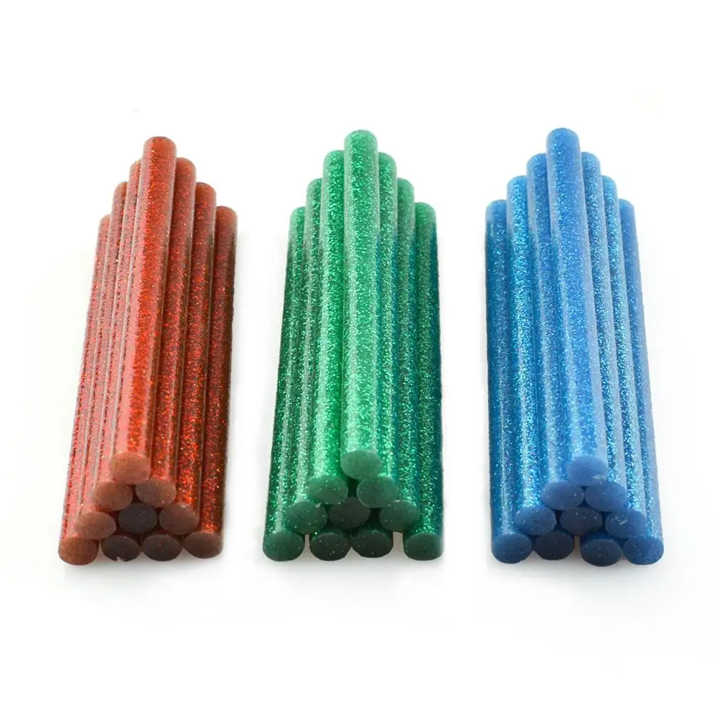 Блестящий клей эва клейкие палочки плавкий термоплавкий практичный пластик