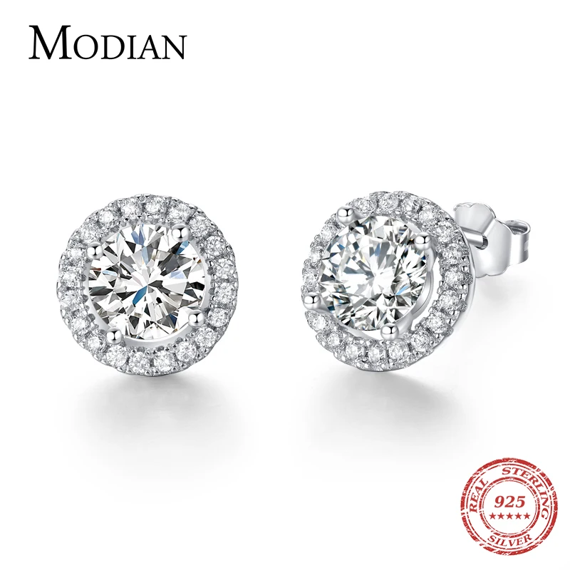 Женские серьги гвоздики из серебра 50% пробы с фианитами|earrings 925 sterling silver|925