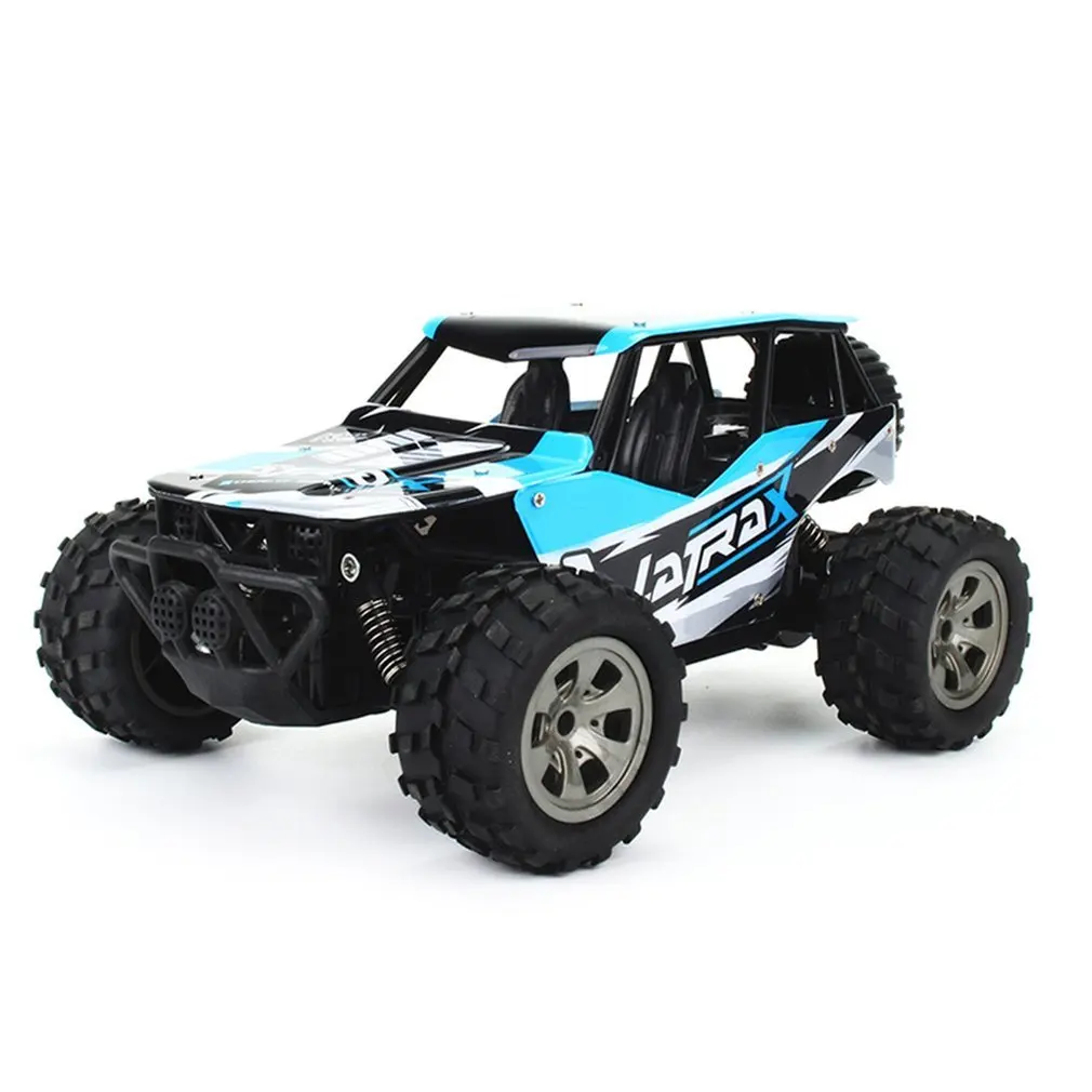 1:18 RC Big Foot Car 2,4G пульт дистанционного управления внедорожный гусеничный автомобиль модель грузовик RTR игрушка для детей подарок 8212B - Цвет: blue