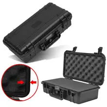 Schutz Sicherheit Instrument fall Toolbox Stoßfest wasserdichte Werkzeug Fall Auswirkungen Beständig Kunststoff Koffer mit schwamm