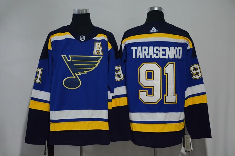 Бежевый Топ А+++ прошитая Св. Луи Мужская футболка для взрослых 91 Vladimir Tarasenko - Цвет: Бежевый