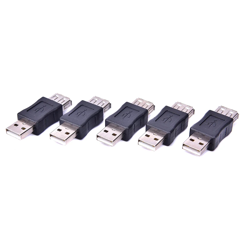 Черный USB 2,0 Тип A Женский к Micro USB B Женский адаптер переходник USB 2,0 к Micro USB разъем