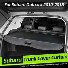 

Trunk Cover Curtain For Subaru Outback 2010-2018 Trunk Security Shield Rear Partition Curtain Screen Shade Accessories