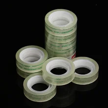 Канцелярская лента Deli 30011 новые продукты измельченная клейкая лента супер прозрачная 12 мм* 14y офисные принадлежности клейкая лента