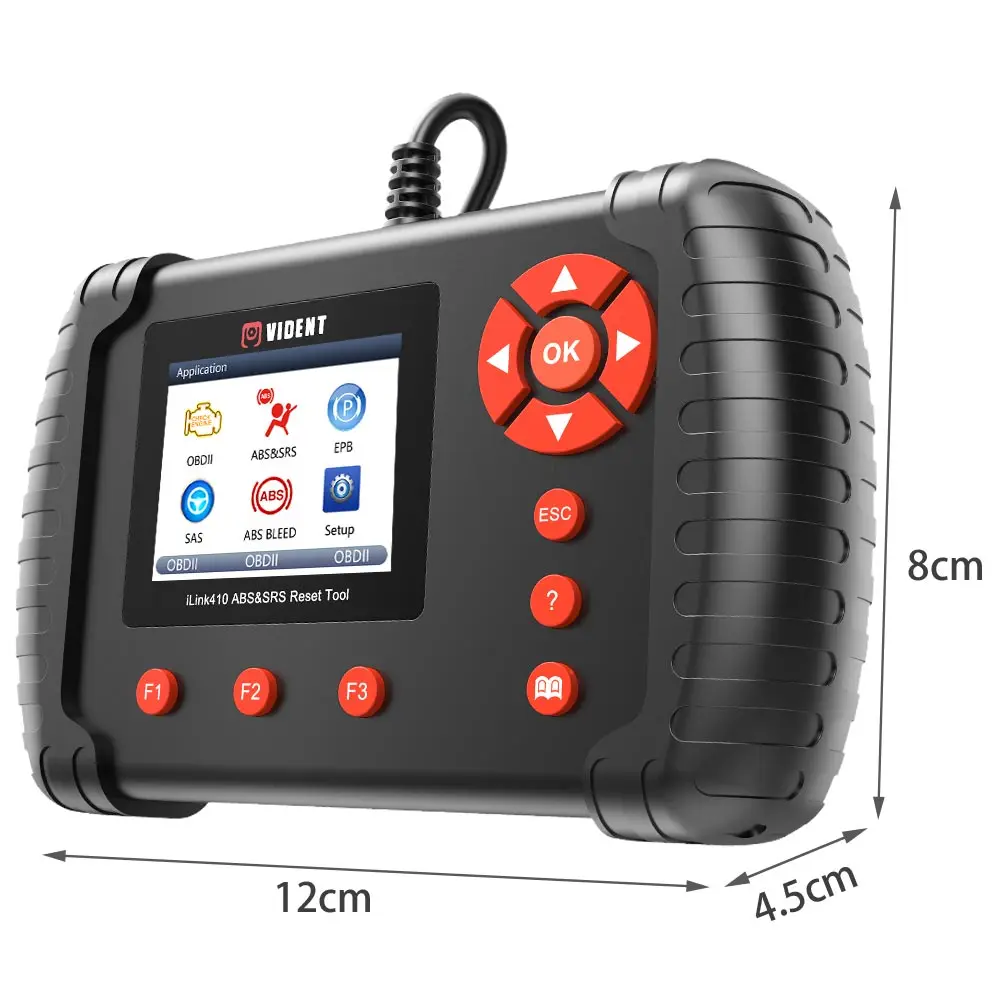 VIEDNT iLink410 ABS & SRS SAS инструмент сброса OBDII диагностический сканирующий