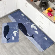 Коврик для кухонного пола, впитывающий масло, водопоглощающий дверной коврик для помещений, Противоскользящий коврик для ног, прикроватное одеяло для спальни