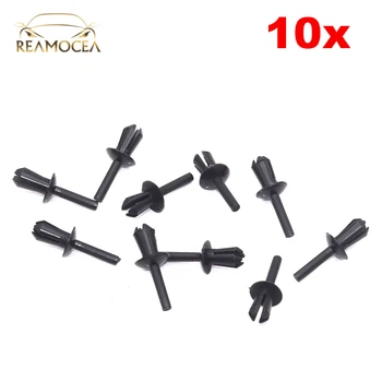 

Reamocea 10Pcs New Bumper Push Type Fender Liner Rivet Expanding Clip Black Retainer Universal Fit For BMW