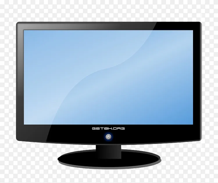 电视免费内容剪贴画-显示,液晶,显示器,屏幕图标