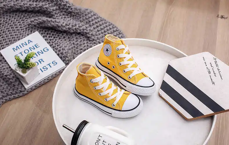 2021 Spring New Fashion Canvas Shoes Baby Shoes Children Sneakers Girls Sneakers Boys Sneakers Size 20-38 best children's shoes