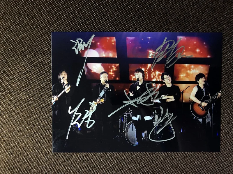 Подписанный Mayday Ashin autographed origina group фото 6 дюймов 092019M7