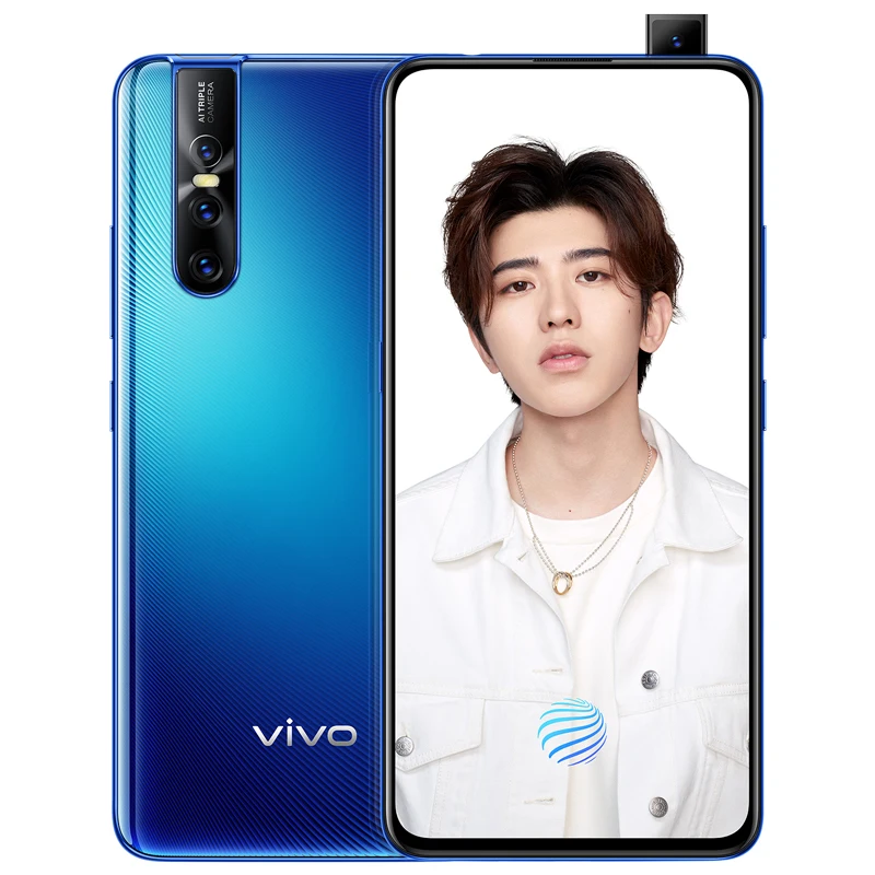 Мобильный телефон Vivo S1 Pro 4G LTE Snapdragon 675 Android 9,0 6,3" 2340X1080 6 ГБ ОЗУ 256 Гб ПЗУ 48.0MP+ 32.0MP отпечаток пальца