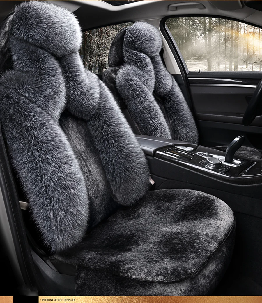 Высокое качество длинный шерстяной ткани из искусственного меха далеко чехлы для сидений автомобиля универсальный для BMW E46 F10 E30 E90 E34 E39 F30 E60 F11 X3 E83 X5 E53 F20