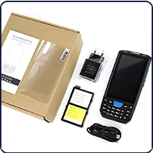 Android 8 PDA Прочный ручной терминал сбора данных терминал беспроводной 1D 2D QR лазерный сканер штрих-кода считыватель терминал 4G