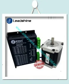 Настоящий Leadshine NEMA23 шаговый двигатель 57HS21A 8 мм вал 5A 2,1 Н. М крутящий момент 76 мм Длина 4 провода соответствие с шаговым приводом DM542